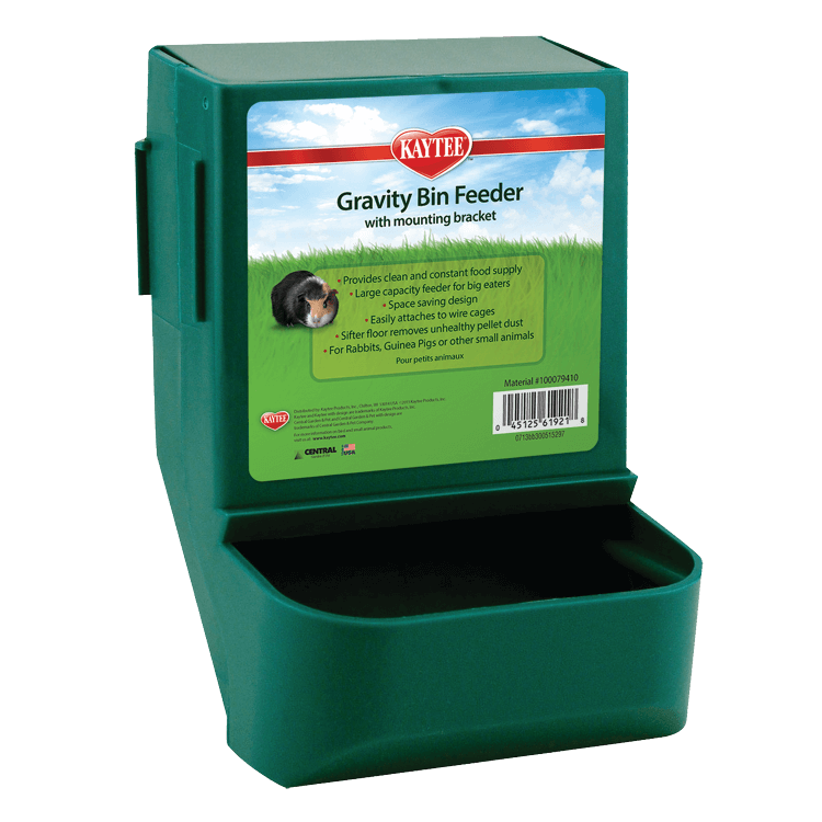 Kaytee: Gravity Bin Feeder With Bracket