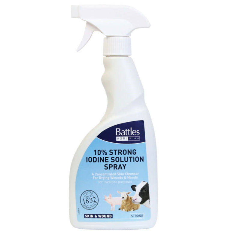 Battles Strong 10% Iodine Spray: 500ml