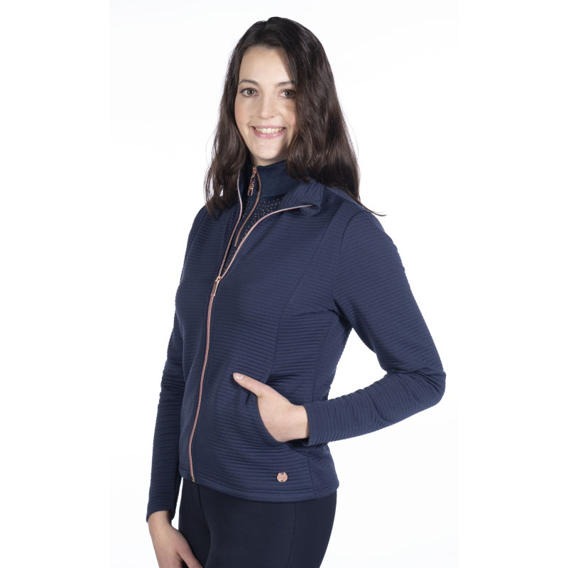 HKM Yvonne Sweat Jacket Deep Blue