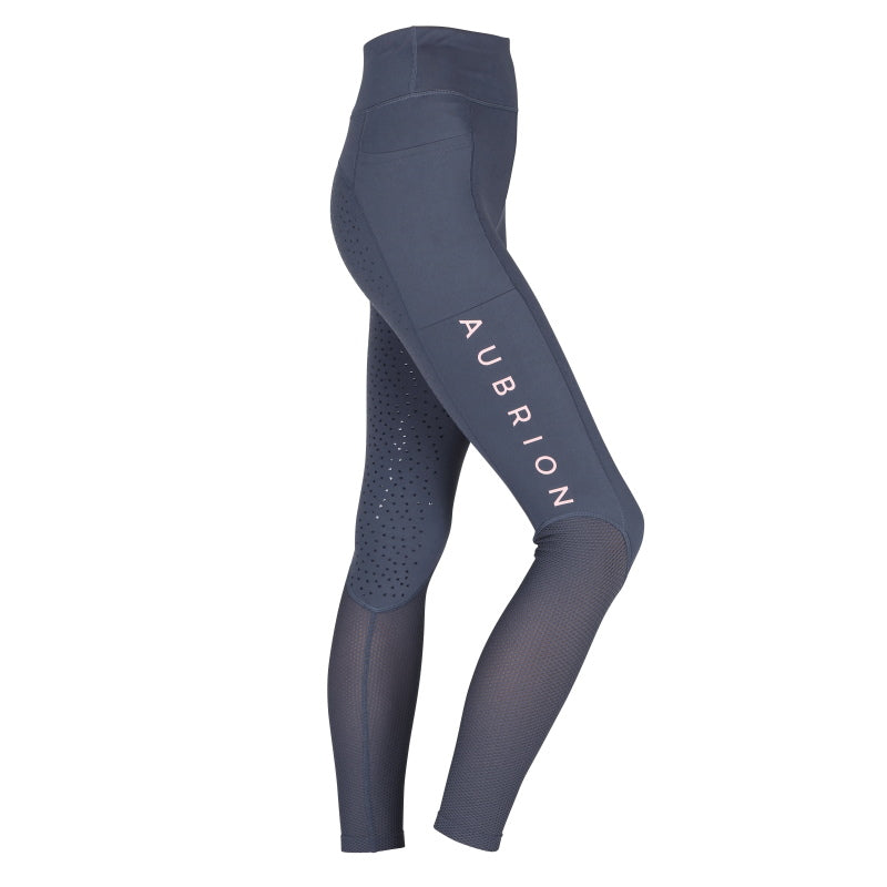 Aubrion Rhythm Mesh Tights Navy