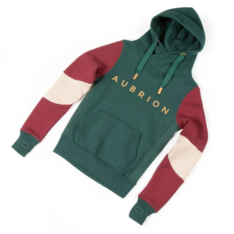 Aubrion Latimer Hoodie Young Rider Dk Green