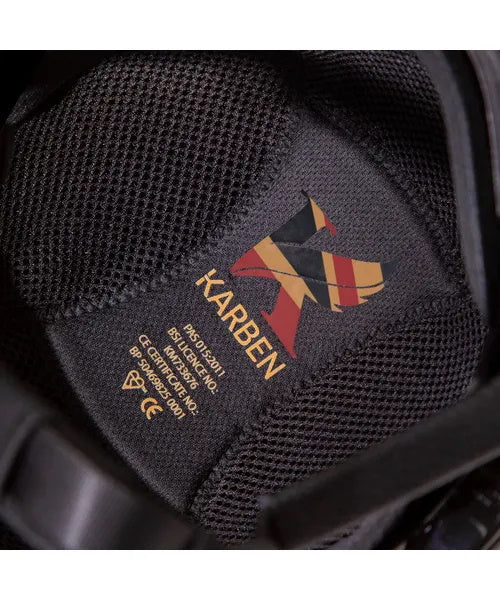 Karben Valentina Riding Hat Blk/Rose Gold