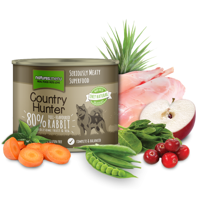 Natures Menu: C''Hunter Rabbit & Cranberry 600gm