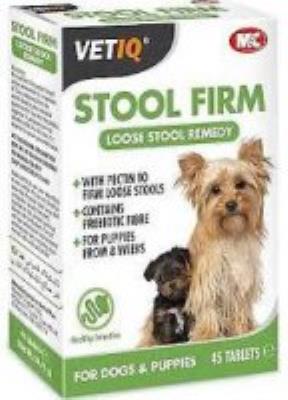 M&C VetIQ: Stool Firm Tabs 45''s