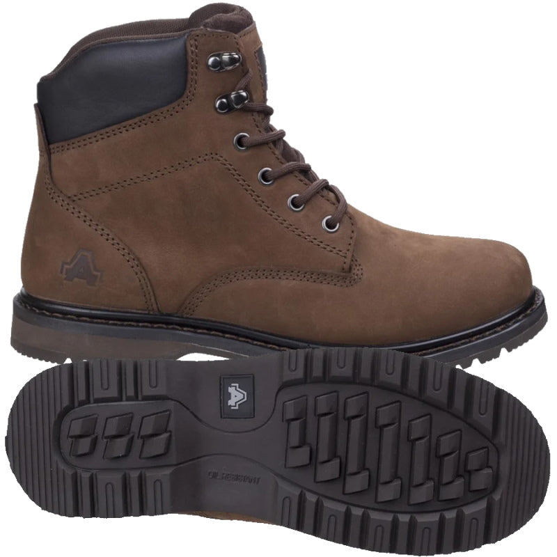 Amblers Millport Brown Lace Up Boot