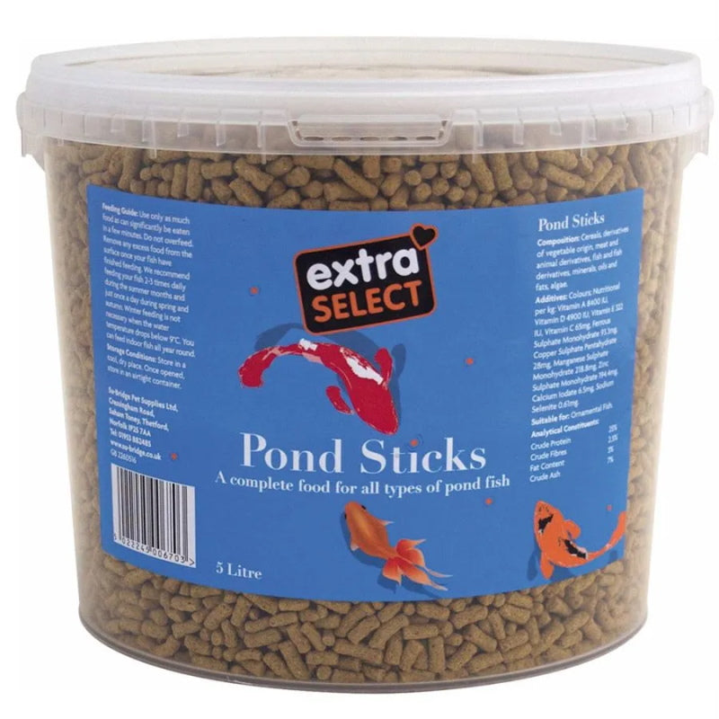 Extra Select: Natural Pond Sticks 5ltr