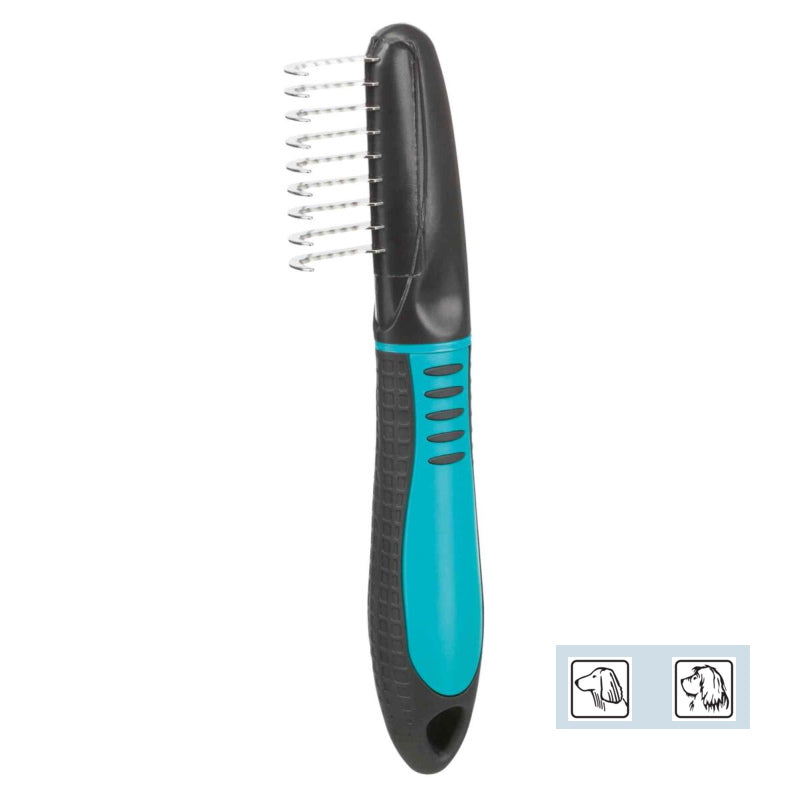 Trixie: Fur Detangler Serrated Edge Plastic/Metal 18cm