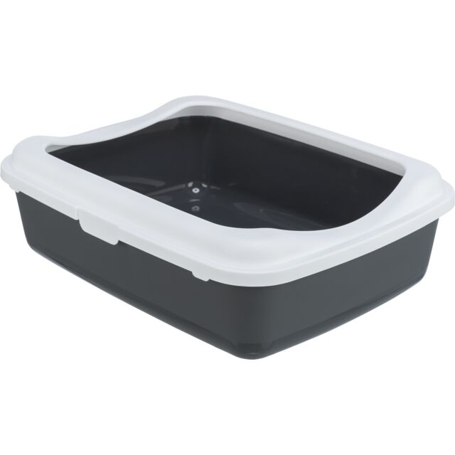 Trixie: Classic Litter Tray 37x15x47 Dark Grey/White