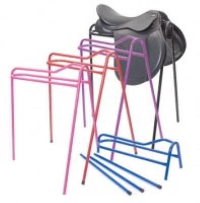 Collapsible Saddle Stand: Black: Single