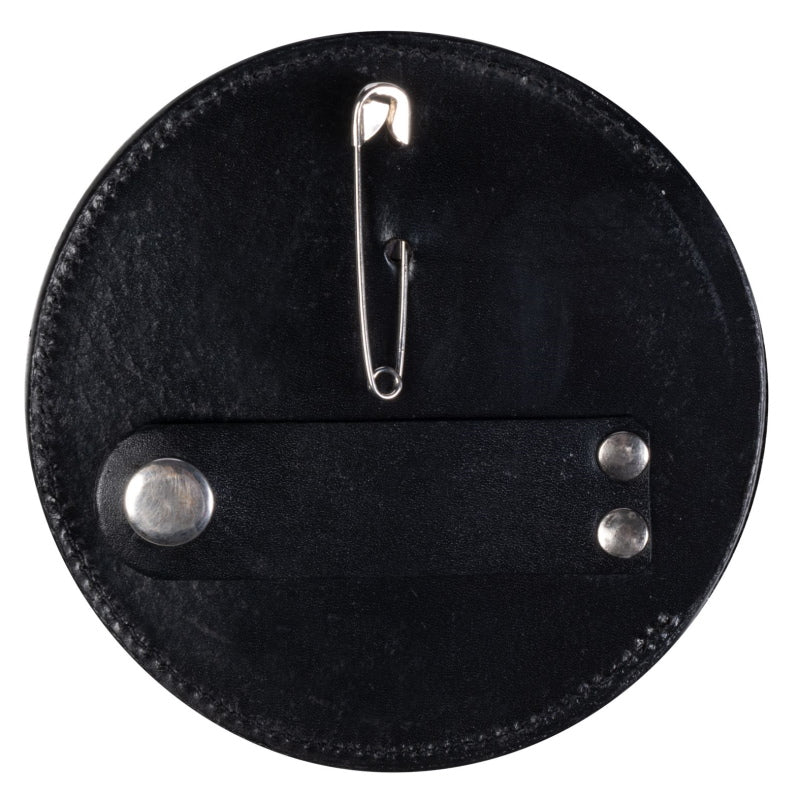 HKM Ida Leather Competition Number Bit Detail: Round