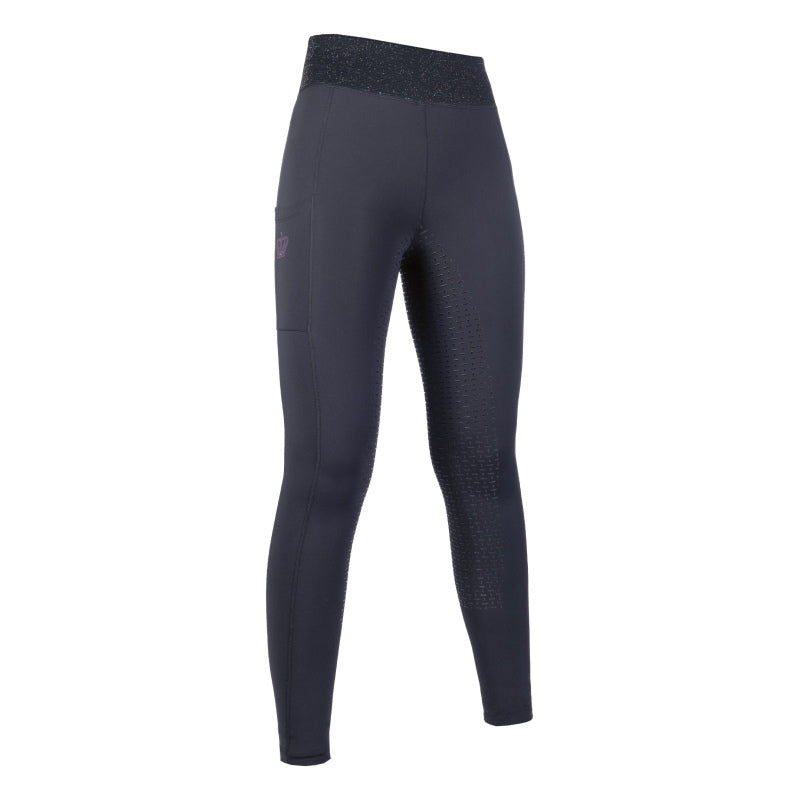 HKM Ladies Lavender Bay Full Seat Black Tight