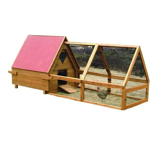 Large Apex Chicken House & Run 324