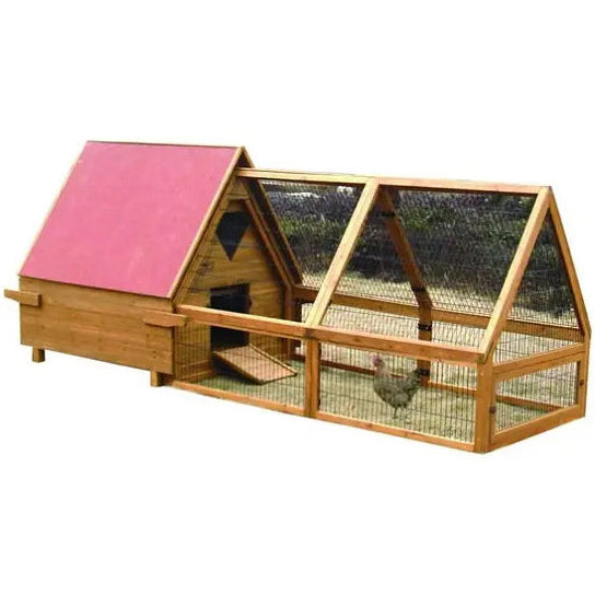 Large Apex Chicken House & Run 324
