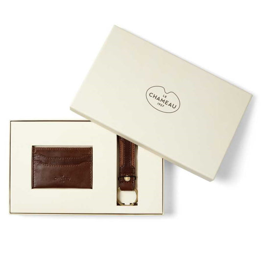 Le Chameau Key Ring & Card Wallet Gift Set