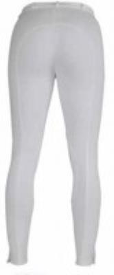 Ladies Saddlehugger Breeches: White