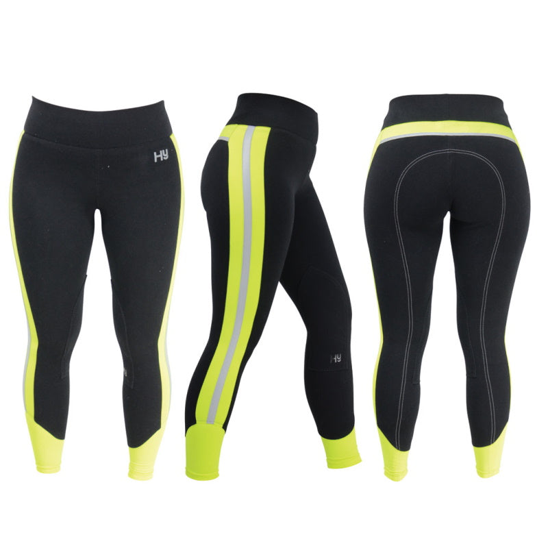 HyViz Reflector Ladies Breeches Yel/Blk
