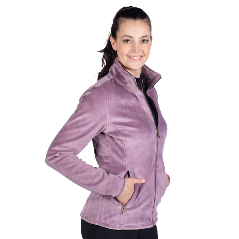 HKM Lena Plush Fleece Dk Lilac Jacket