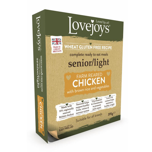 Lovejoys: Senior/Lite Tray Chicken Rice & Veg 395gm