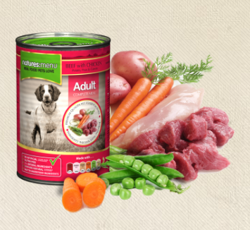 Natures Menu: Adult Beef & Chicken Can 400gm