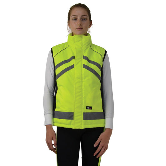 Hy Viz Reflective Padded Gilet Yellow
