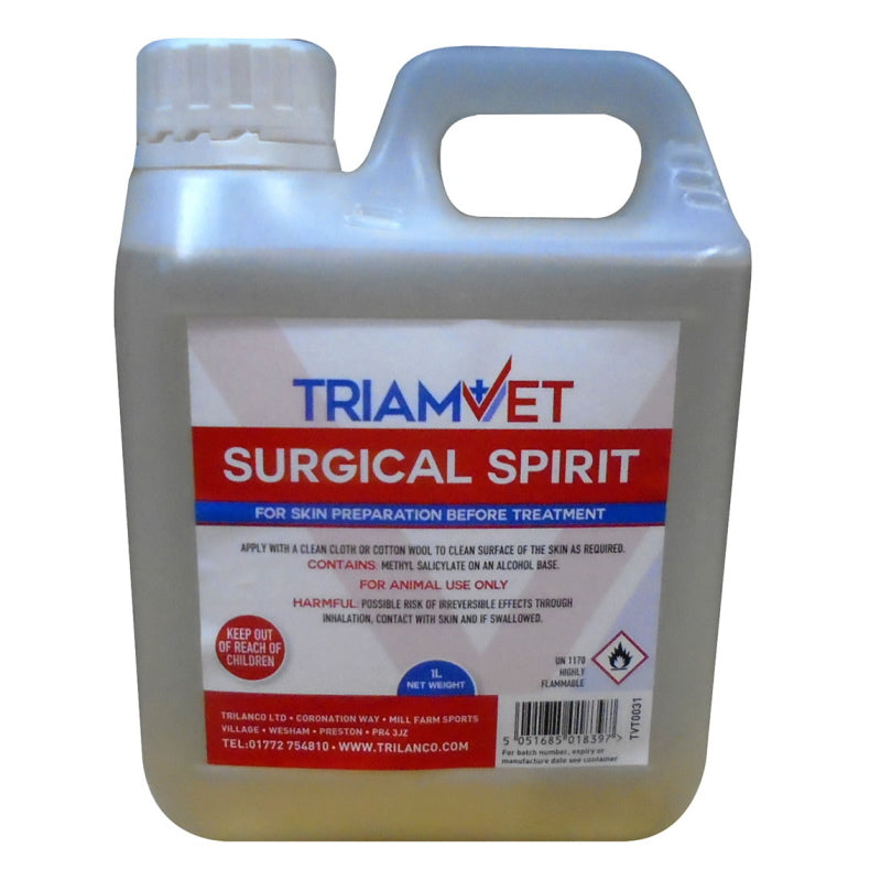TriamVet Surgical Spirit: 1 Ltr