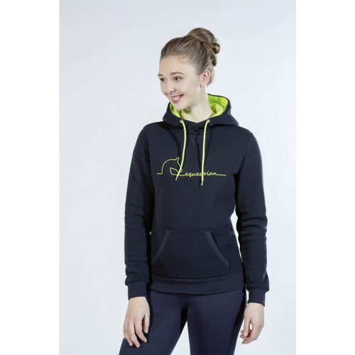 HKM Hoody Ladies Equestrian Night Blue