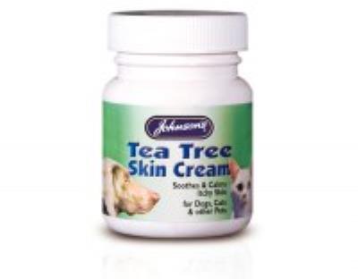 Johnsons: Tea Tree Skin Cream Skin Cat/Dog 50gm