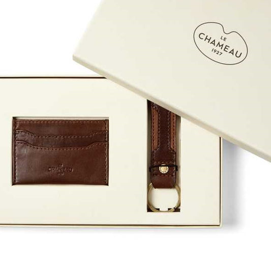 Le Chameau Key Ring & Card Wallet Gift Set