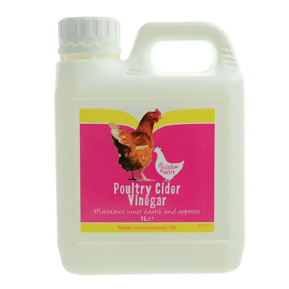 Battles Poultry Cider Vinegar: 1 litre