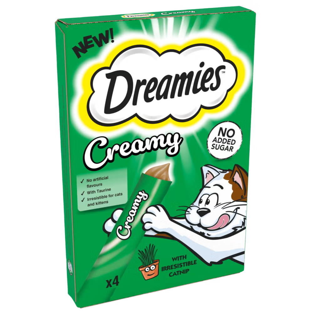 Dreamies: Cat Treats Creamy Catnip 40gm