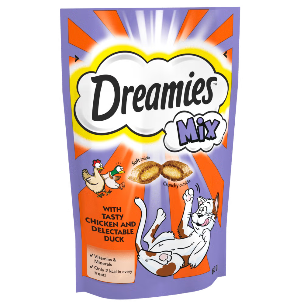 Dreamies: Cat Treats Chicken & Duck 60gm