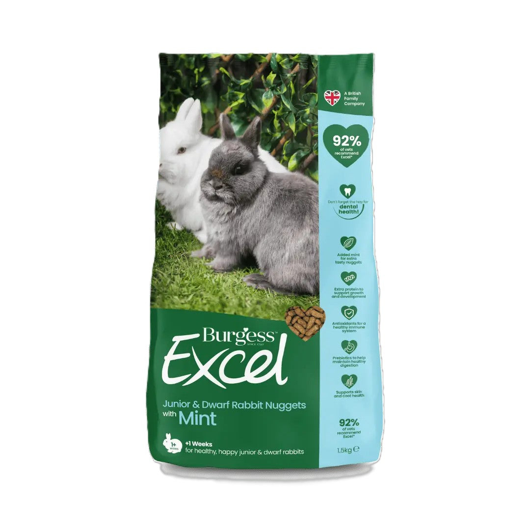 Burgess Excel: Rabbit Junior & Dwarf 1.5kg
