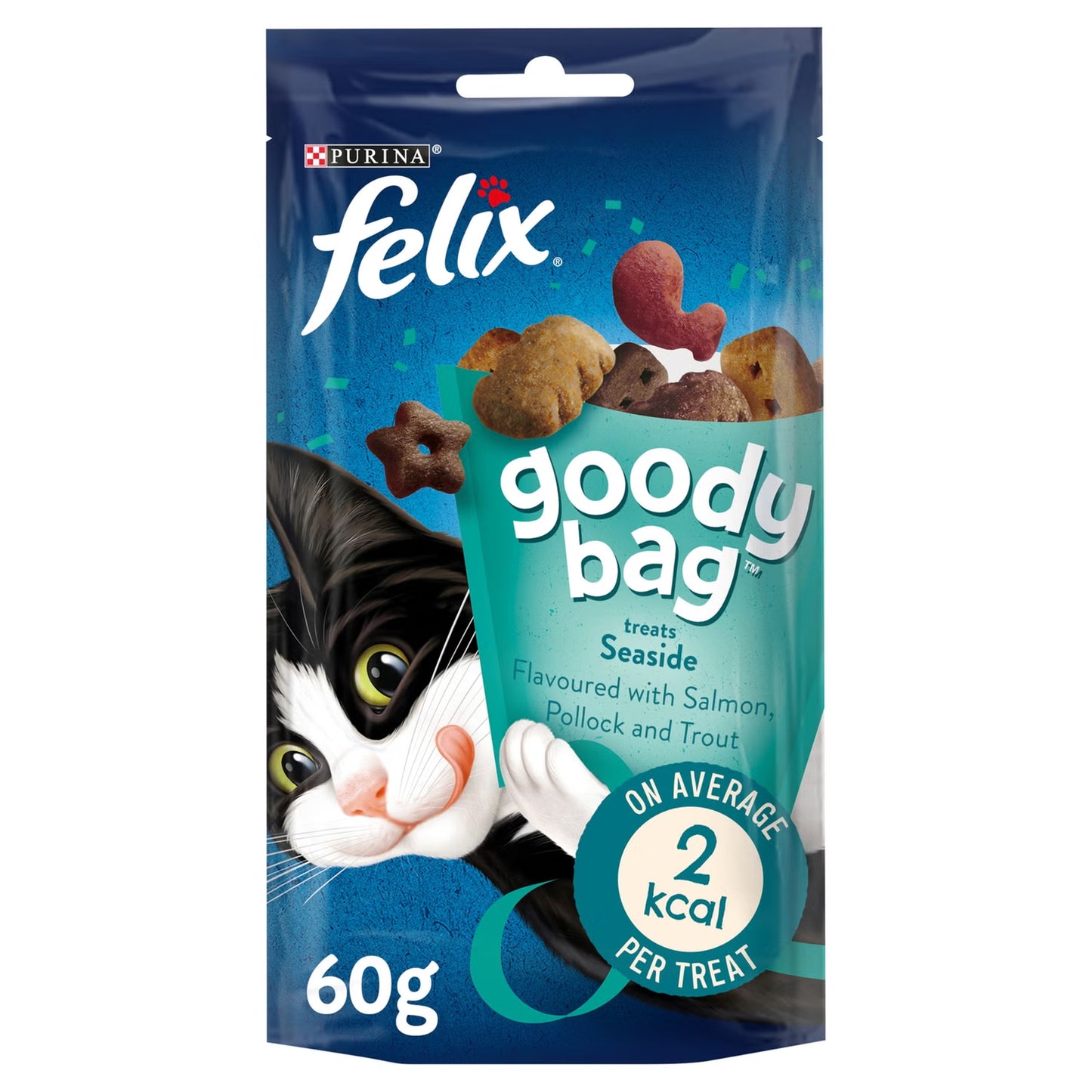 Felix Goody Bag Seaside Mix Cat Treats 60gm