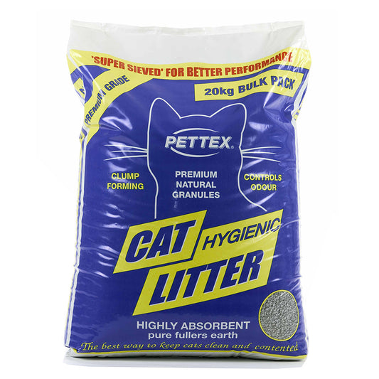 Pettex: Premium Grey Cat Litter Granules 20kg