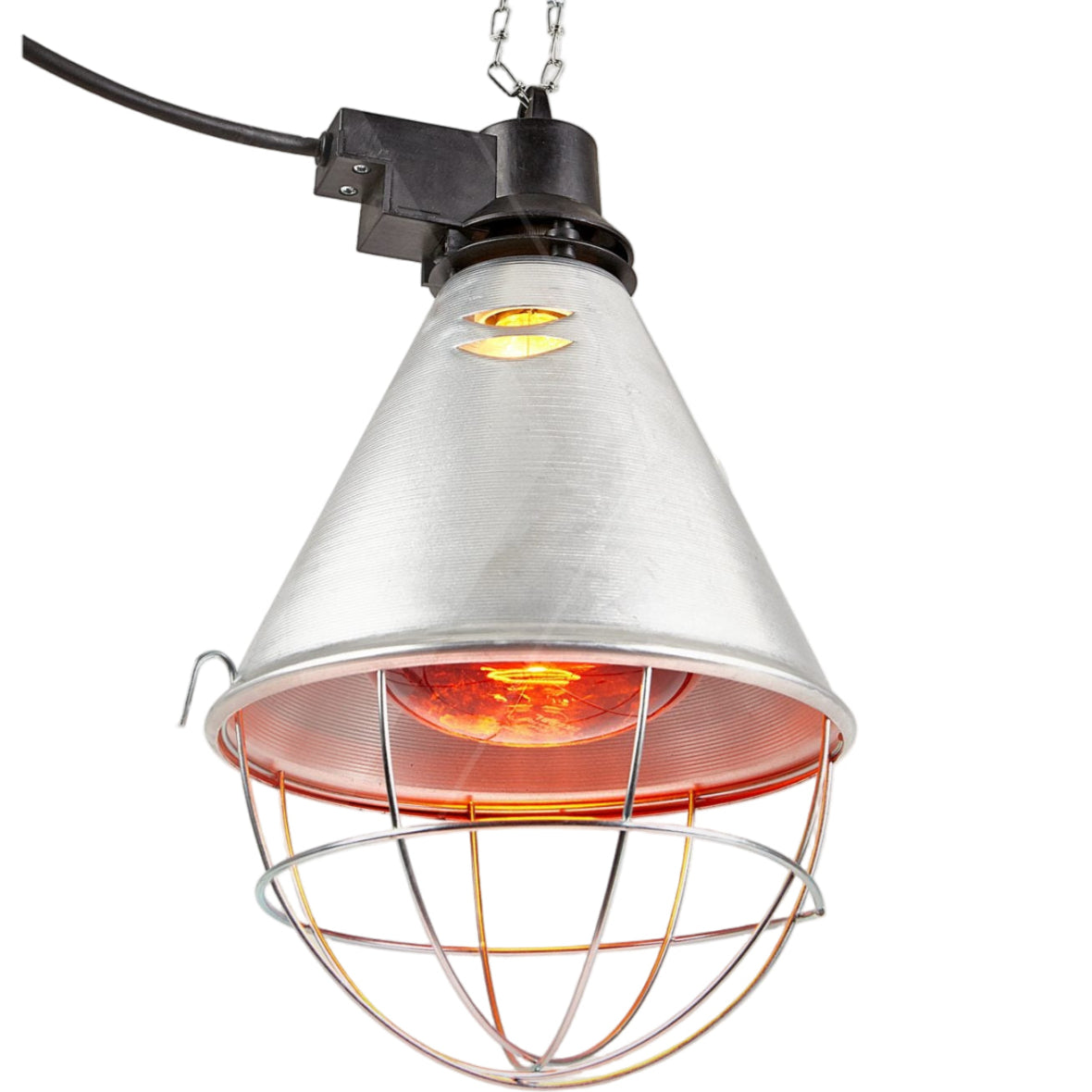 Saddlers: Heatlamp Holder With Reflector, Heat Switch, Chain & Cable