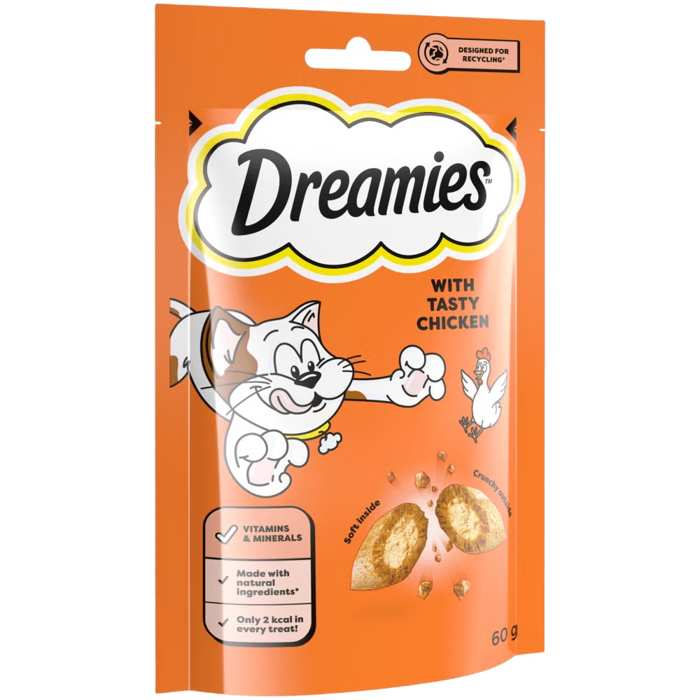 Dreamies: Cat Treats Chicken 60gm