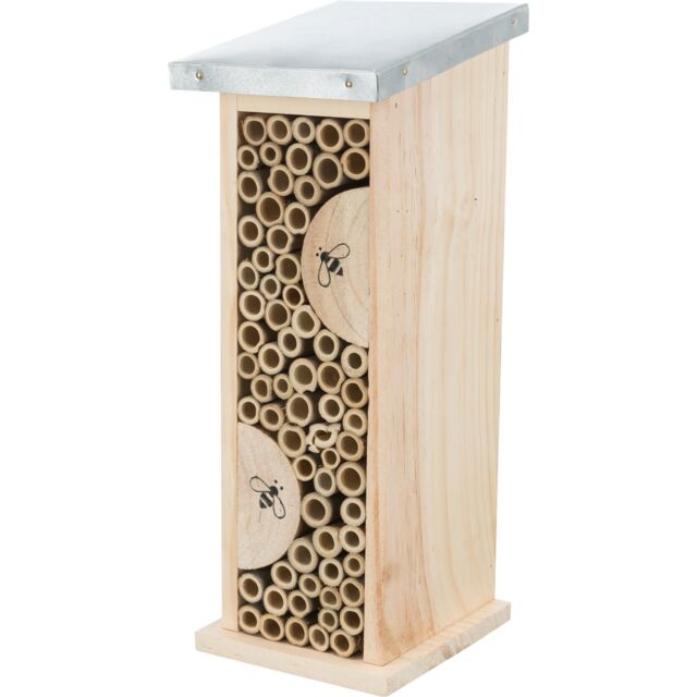 Trixie: Bee Hotel In Wood 11x30x14cm