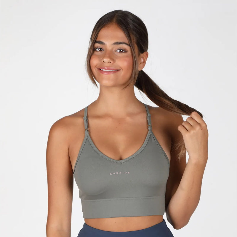 Aubrion Invigorate Sports Bra Olive