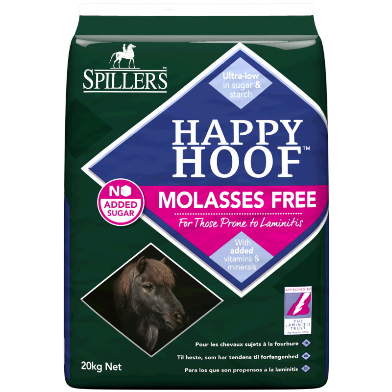 Spillers: Happy Hoof Molasses Free 20kg