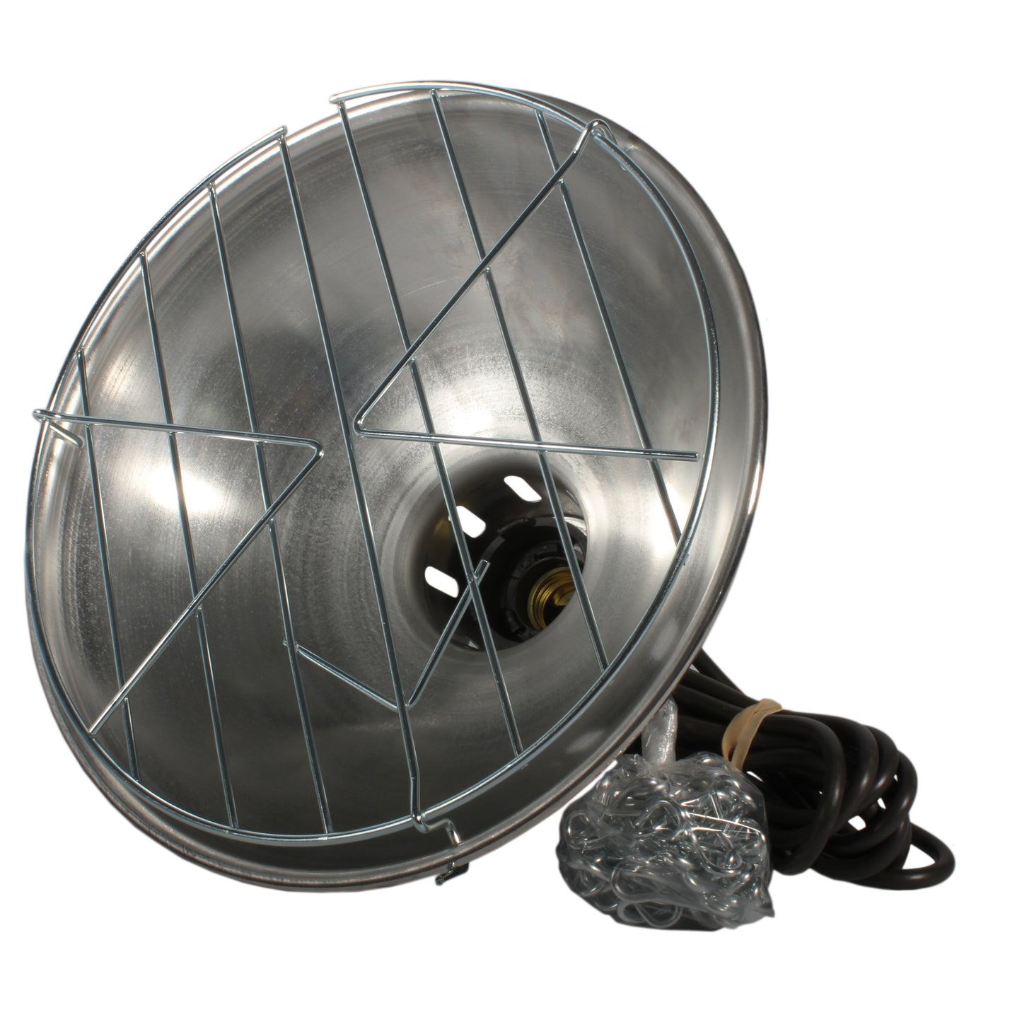 Fenceman: Heatlamp Holder With Reflector/Guard/Chain & Lead 31x25cm