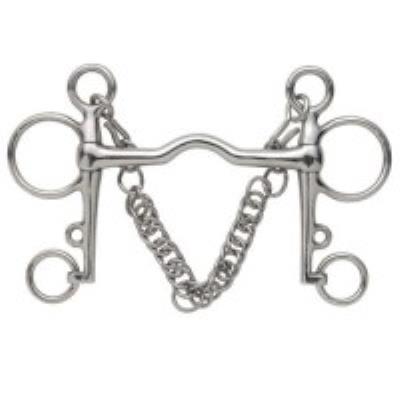 Medium Port Mouth Pelham: S/Steel