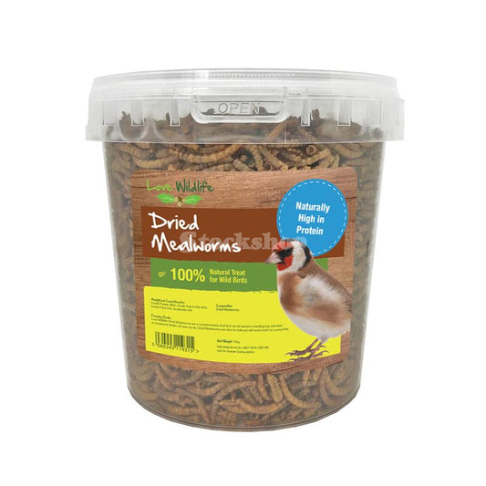 Love Wildlife: Dried Mealworms 100gm