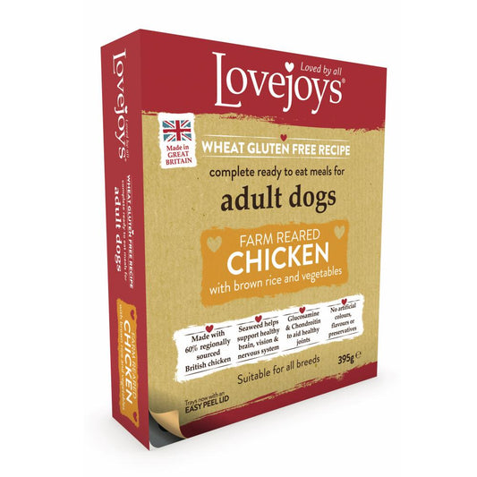 Lovejoys: Adult Tray Chicken Rice & Veg 395gm