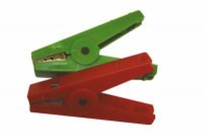 Agrifence: Crocodile Clips Red/Green 2''s