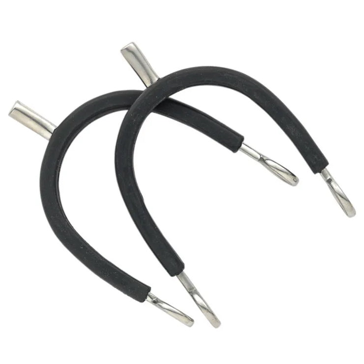 Rubber Covered Stainless Steel Spurs: Ladies
