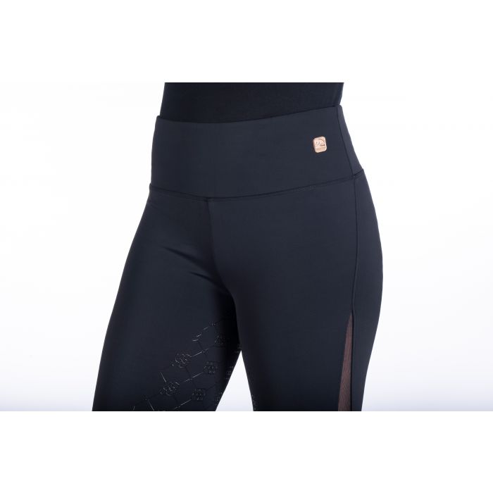 HKM Edinburgh Mesh Full Seat Riding Leggings Black