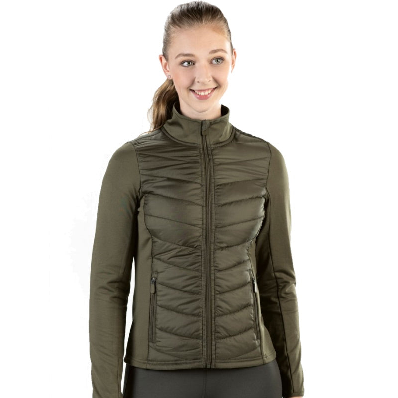 HKM Jersey/Nylon Style Prag Jacket Olive