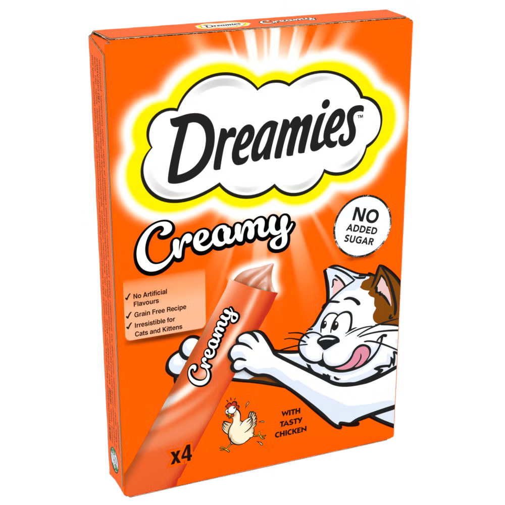 Dreamies: Cat Treats Creamy Chicken 40gm