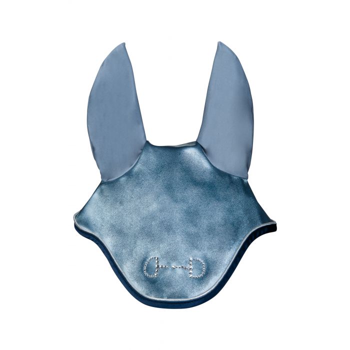 HKM Monaco Bit Ear Bonnet Deep Blue