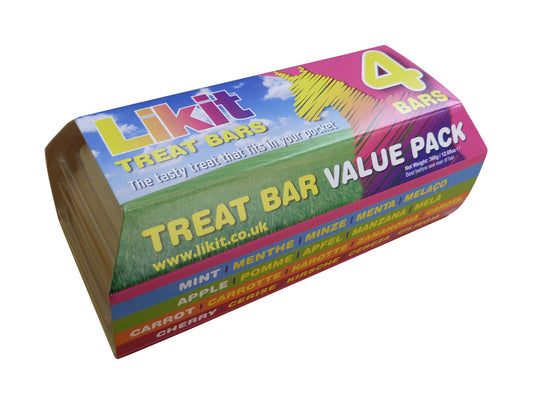 Likits Treat Bars Value Pack of 4 Assorted